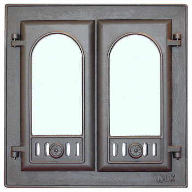 Дверца каминная LK 301 - 410х410  мм