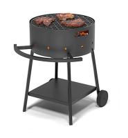Мангал Везувий Дачник с чугунной решеткой гриль Ø 450мм и подставкой