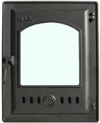 Дверца топочная герметичная со стеклом LK 310 - 250х350  мм