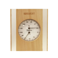 Термогигрометр EVEREST со вставками, кедр (TG-12)