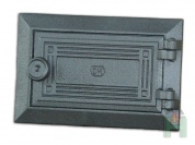 Чугунная дверца DKR3 175х175 - 1703 - 140х140  мм