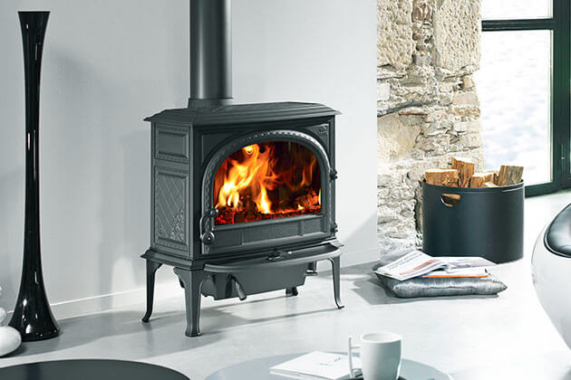 Отопление дома печью-камином