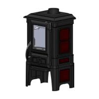 Печь-камин GUCA Arina 1210 DARK RED