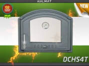 Дверца со стеклом и термометром правая DCHS4T 485x410 - 1208 - 290 мм