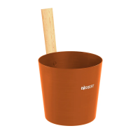 Шайка EVEREST 5л, алюминий ORANGE (TG-48)