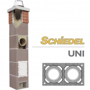 Керамический дымоход Schiedel UNI двухходовой - Комплект