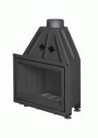 Экокамин Альфа 800 B черный шамот