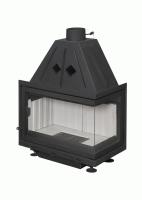 Экокамин Альфа 700 R два стекла правая