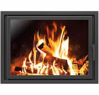 Дверка Везувий каминная 820 (Антрацит) - 775х565 мм