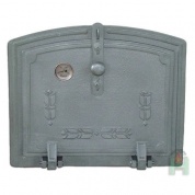 Дверца духовки глухая с термометром откидная DPZ - 1812 - 250х315х40  мм