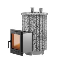 Печь для бани  Эверест "Steam Master 30 INOX" Ламель Пироксенит Элит, S-20