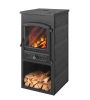 Камин ЭТНА (БКД)  с плитой  «Антрацит» высокий