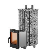 Печь для бани  Эверест "Steam Master 44 INOX" Ламель Пироксенит Элит, S-20