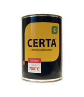 Эмаль термостойкая черная (0,8 кг) CERTA