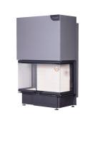 Экокамин ДЕЛЬТА 1000 три стекла принтинг