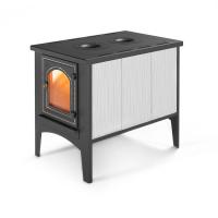 Отопительная печь Везувий В9С (ДТ-4С) 9 кВт с плитой