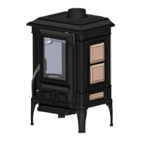 Печь-камин GUCA ARINA-1110 CREAM