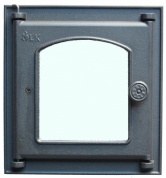 Дверца топочная со стеклом LK 361 - 250х280  мм