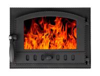 Дверка каминная герметичная ДКГ-2С, со стеклом