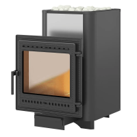 Печь ВЕЗУВИЙ Сенсация 28 Антрацит (505)