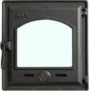 Дверца топочная герметичная (стекло) LK 370 - 250х280  мм