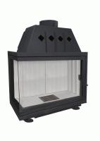 Экокамин Альфа 1000 L два стекла левая