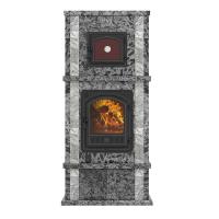 Камин EVEREST с духовкой KAFA Пироксенит Элит