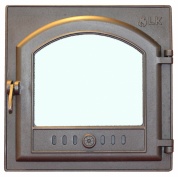 Дверца топочная LK 305 со стеклом - 410х410  мм