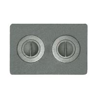 Печная плита ЛитКом П2-7 (510х340х15 мм)