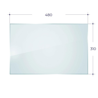 Стекло Везувий HR-15/HR-15P (0,480х0,310)