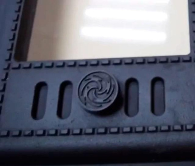 Дверка топочная каминная ДК-8С «Горница-2», со стеклом