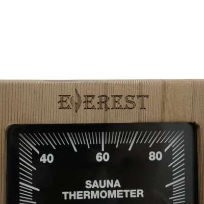 Термогигрометр EVEREST вертикаль, кедр (TG-01 black)