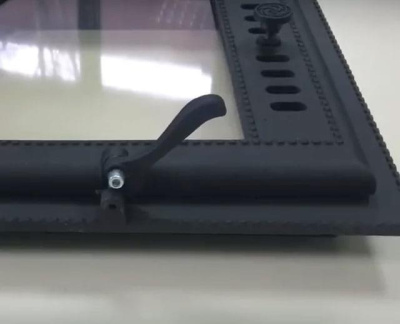 Дверка топочная каминная ДКГ-7С «Светлица», со стеклом