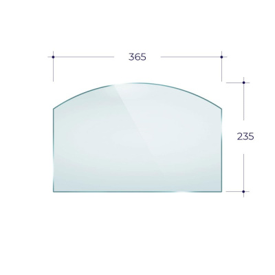 Стекло Везувий 222 (365*235) Арка