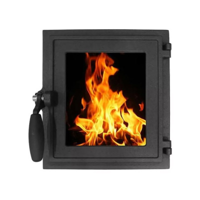 Дверка топочная ЛитКом ДТГ-4КС «Карелия», со стеклом