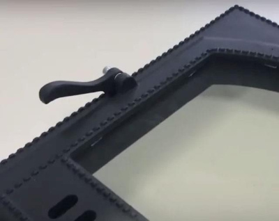 Дверка топочная каминная ДКГ-7С «Светлица», со стеклом