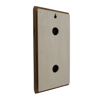 Термогигрометр EVEREST вертикаль, кедр (TG-01 black)