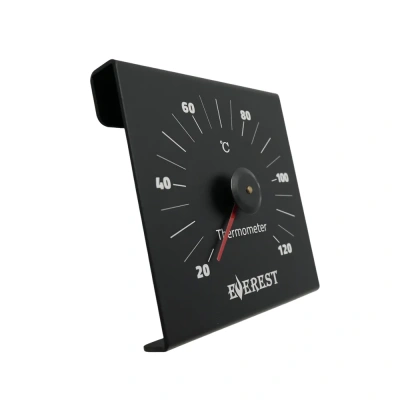 Термометр EVEREST "Line", алюминий BLACK (TG-22)