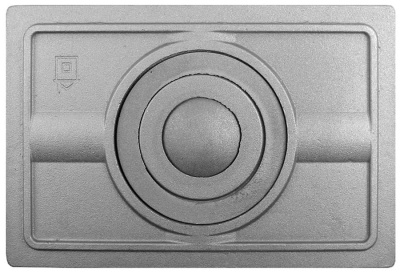 Печная плита ЛитКом П1-9 (510х340х15 мм)