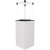 Газовый обогреватель Kratki PATIO/M/G31/37MBAR/B - уличный - белое стекло, с ручным управлением мощностью - 8,2 кВт