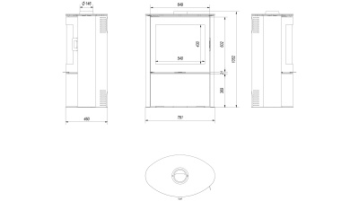Kratki KOZA/AB/S/2/KAFEL/CZARNA кафель черный