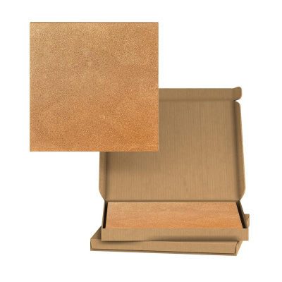 Огнеупорная плита Вермикулит 450х450х20мм (в упаковке)