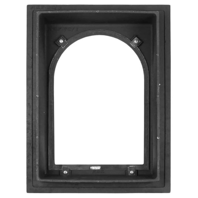 Дверка топочная каминная ДКУ-9С «Камелёк», со стеклом