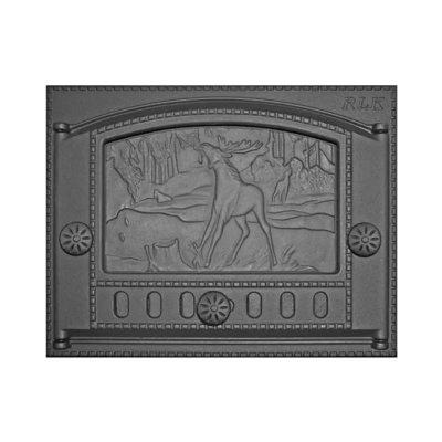 Дверка топочная каминная ДК-2Б, «Природа»