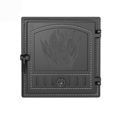 Дверка Везувий каминная 281 (Антрацит)