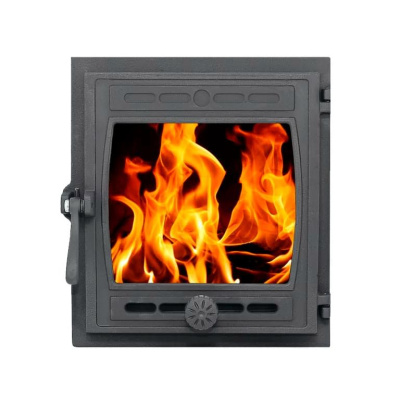 Дверка топочная ЛитКом ДТГ-8С «Кижи», со стеклом