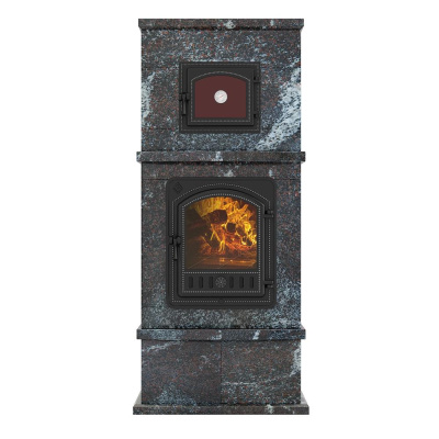 Камин EVEREST с духовкой KORELA Амфиболит