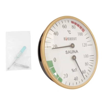 Термогигрометр EVEREST круглый, Ø10см (TG-33)