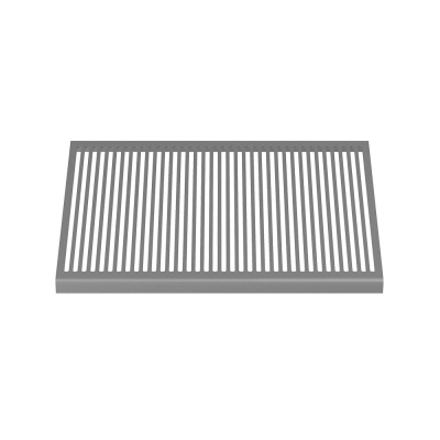 Решетка гриль нерж. 485х380