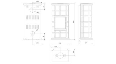 Kratki NADIA kafel MILANO кремовая